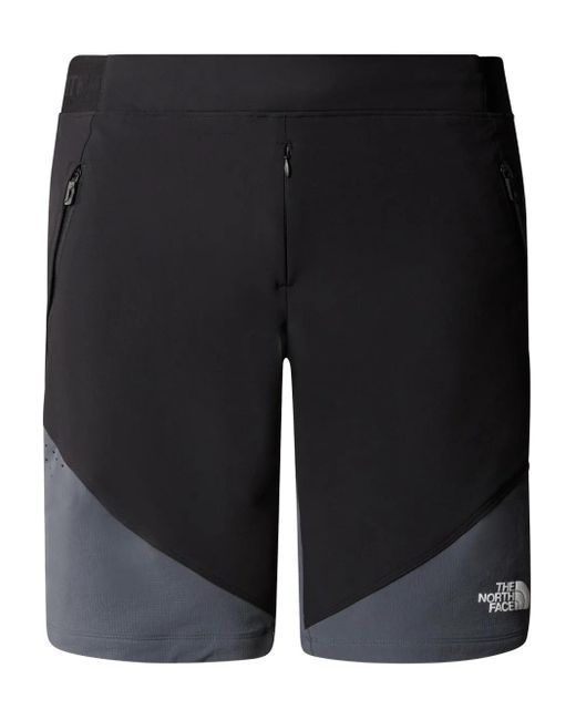 The North Face Black Circadian Alpine Colour-Blocked Shorts for men