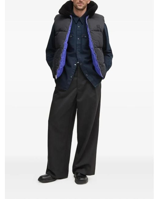 A.P.C. Blue Gesteppte Weste
