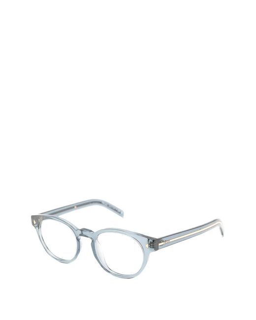 Prada Blue Round-Frame Glasses