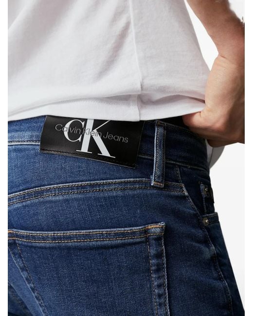 Calvin Klein Blue Denim Jeans for men
