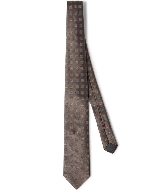 Brunello Cucinelli Brown Tie Accessories for men