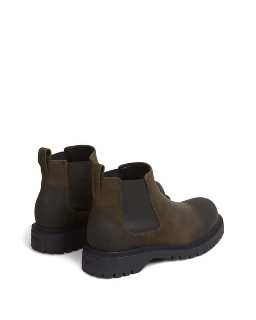 メンズ Givenchy レザー チェルシーブーツ Brown