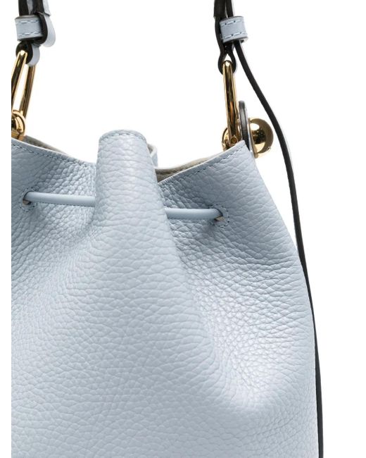 Furla Mini Sfera Bucket Bag Blue