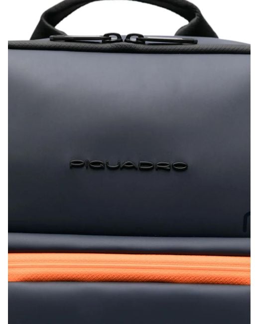 Piquadro Blue Water-Resistant Laptop Backpack for men