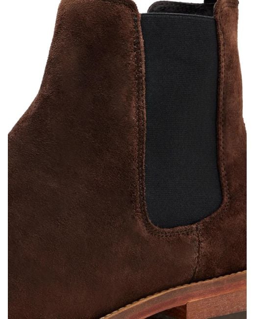 Forsa Brown Dylan Suede Chelsea Boots for men