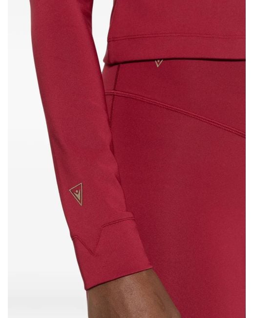 MACRON Red Scoop-Back Performance Top