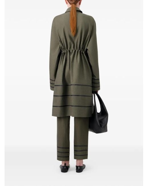 Abrigo A Rayas Coperni de color Gray
