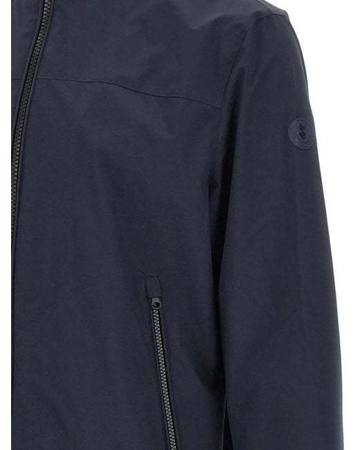 Save The Duck Blue Finlay Zip-Up Jacket for men