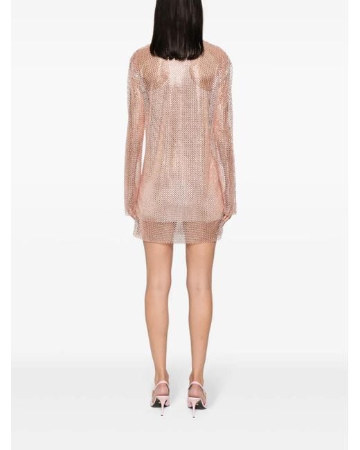 Robe Courte À Ornements En Cristal Philosophy Di Lorenzo Serafini en coloris Natural