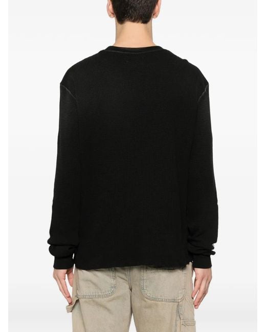 Amiri Black Bones-Motif T-Shirt for men