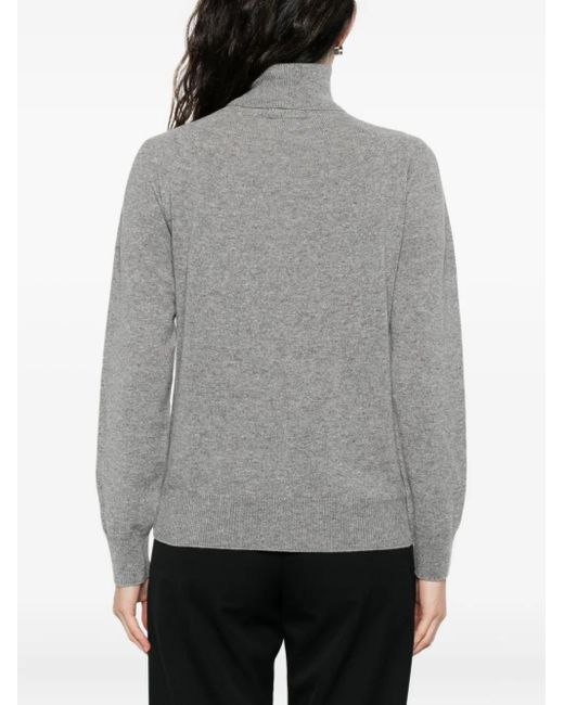 Maglione A Collo Alto di Emporio Armani in Gray