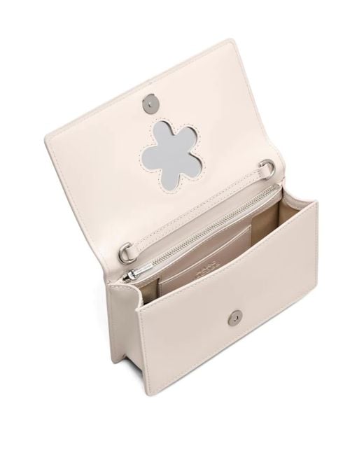 Marc Jacobs The Mirror Kleine Crossbodytas Met Kettinghengsel in het Natural