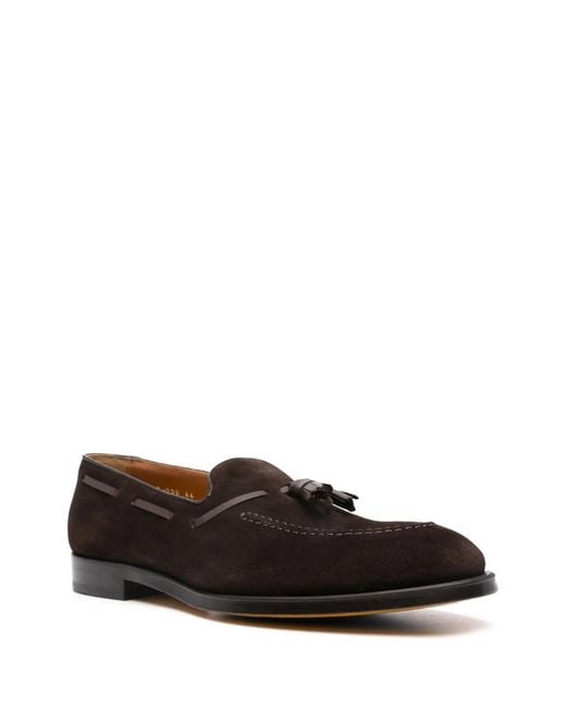Doucal's Black Thor Loafers for men
