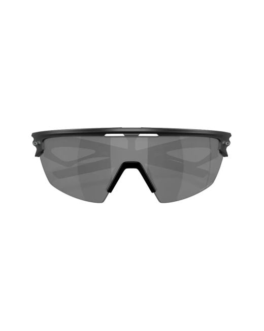 Oakley Gray Sphaera Mask-Frame Sunglasses