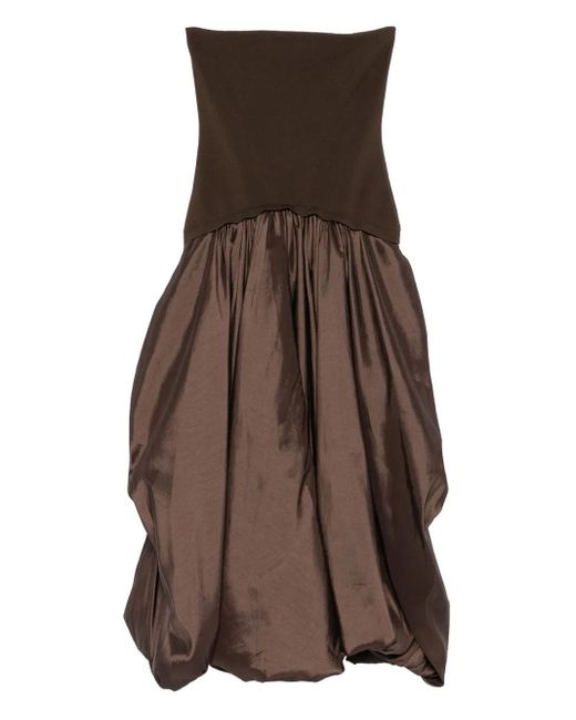 Jonathan Simkhai Brown Izzy Midi Dress