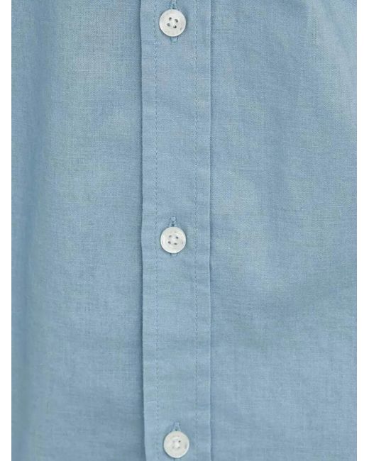 Camisa Con Botones Samsøe & Samsøe de hombre de color Blue