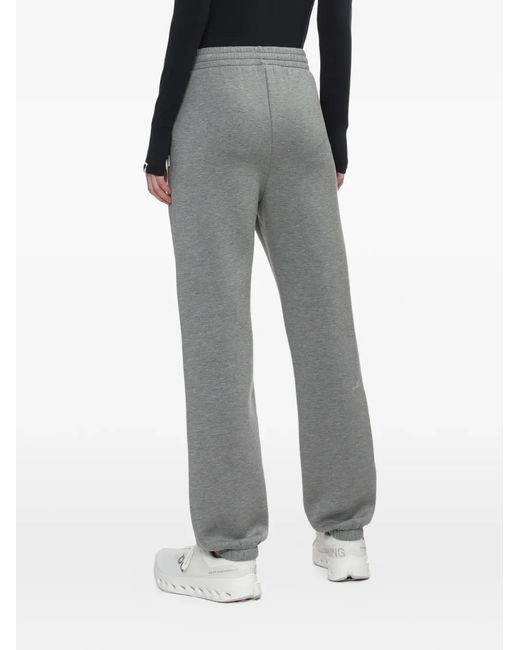 A Bathing Ape Gray Logo Patch Trousers