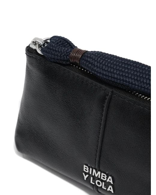 Bimba Y Lola Black Small Leather Wallet