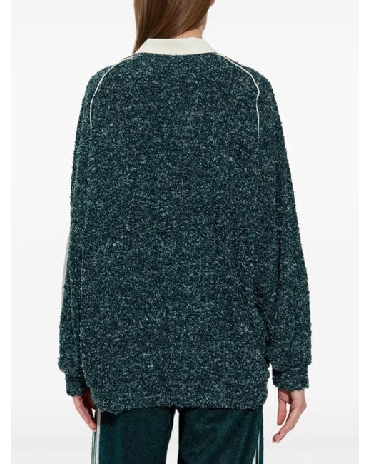 Jersey con cuello de polo Adidas de color Blue