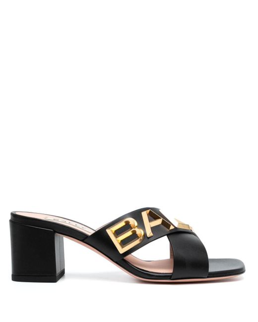 Bally Black Larise Mules 55mm