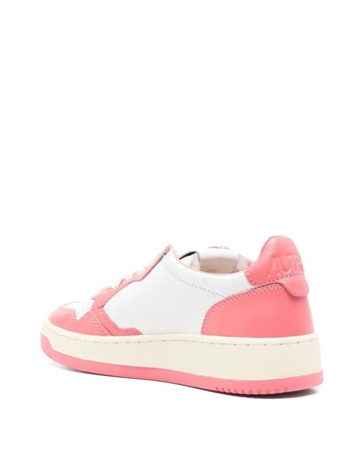 Autry Pink Low Sneaker