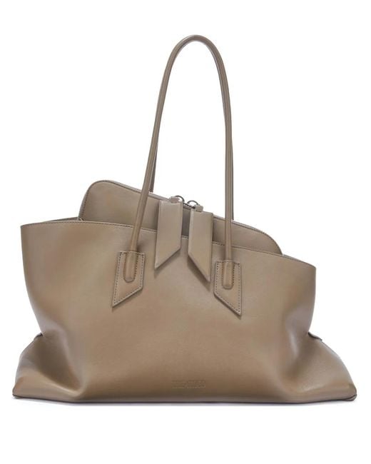 The Attico Natural Medium La Passeggiata Tote Bag