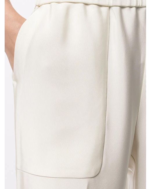 GOODIOUS White Hose Mit Geradem Bein