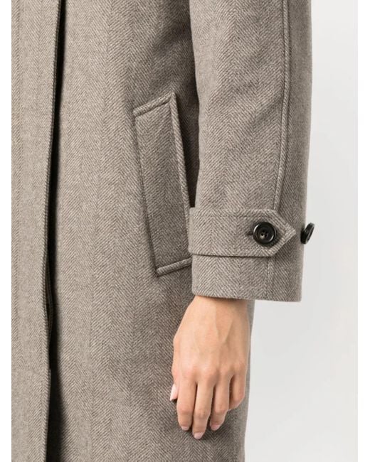 Woolrich Gray Luxe Virgin Wool Coat