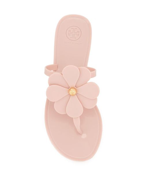 tory burch jelly sandals pink