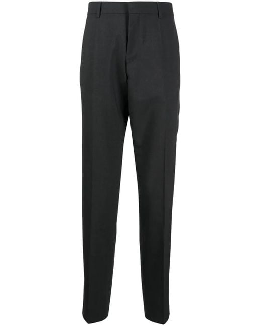Boss Black Slim-Cut Mid-Rise Trousers for men
