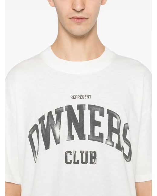 Represent Tops ,Wit ,T-Shirt in het White voor heren