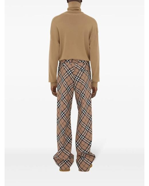 Burberry Geruite Pantalon in het Multicolor voor heren