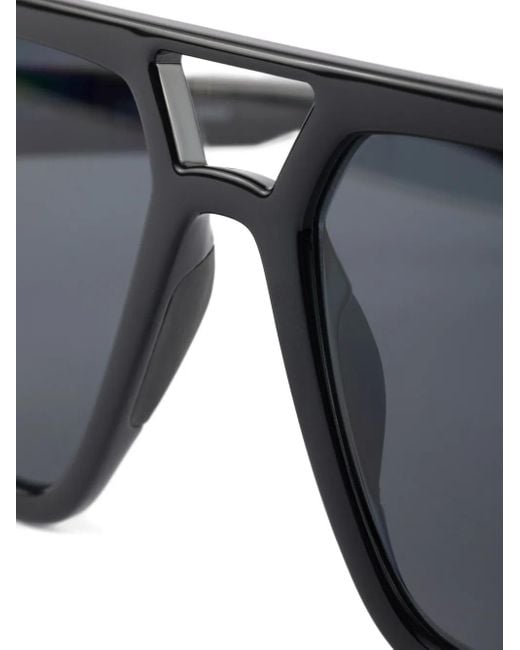 Prada Blue Geometric-Frame Sunglasses for men