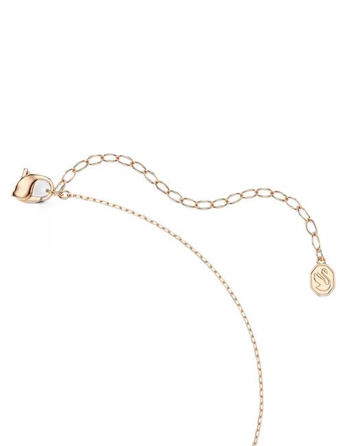 Swarovski White Mesmera Crystal-Embellished Drop Necklace