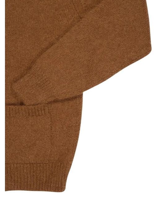 Tom Ford Brown Buttoned V-Neck Cardigan for men