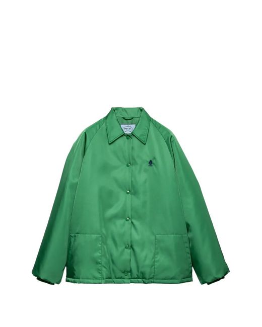 Prada Green Re-Nylon Blouson Jacket
