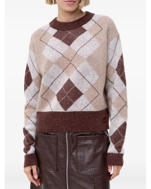 HUGO Trui Met Ronde Hals in het Brown