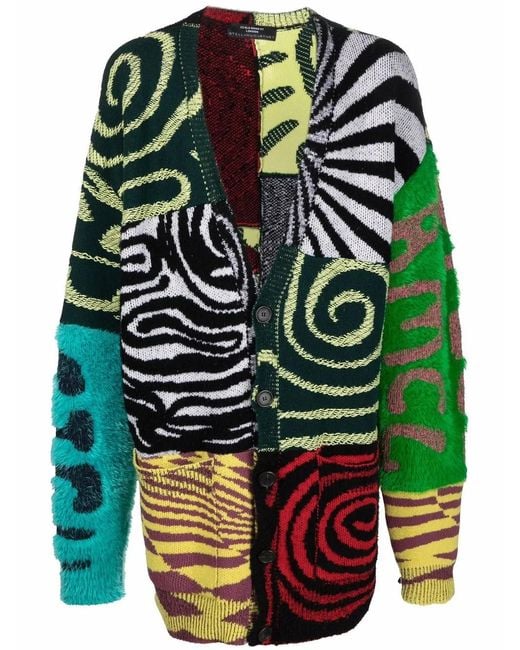 Stella McCartney Green X Ed Curtis Patchwork Cardigan