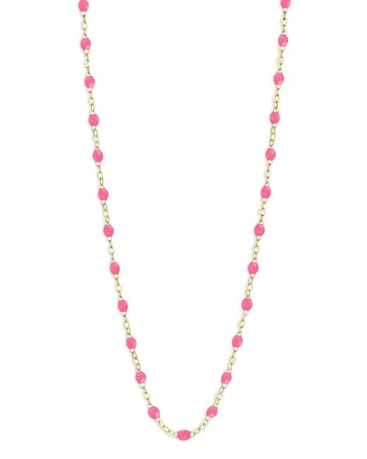 Gigi Clozeau Metallic Classic Gigi Resin Necklace