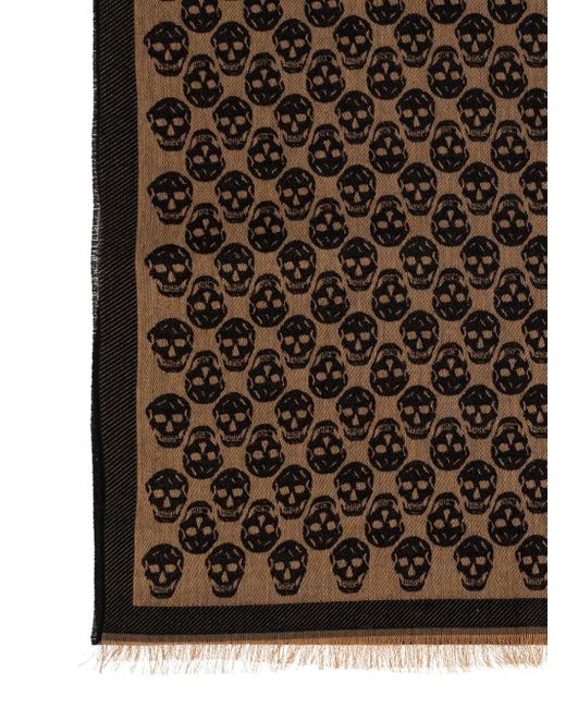 McQueen Brown Scarfs for men