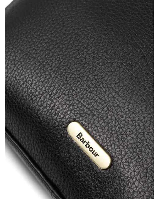 Barbour Black Birch Leather Tote Bag