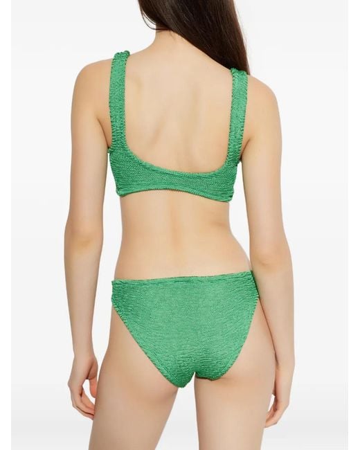 Paramidonna Donika Bikini Met Gekreukte Afwerking in het Green
