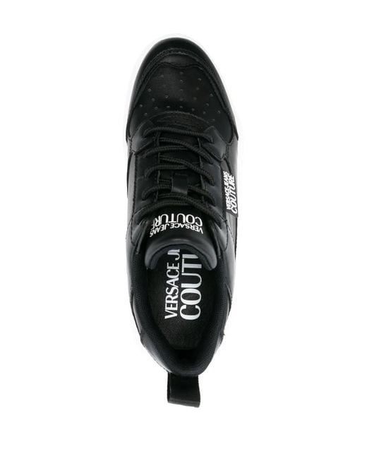 Versace Jeans Couture Black Sneakers With Logo
