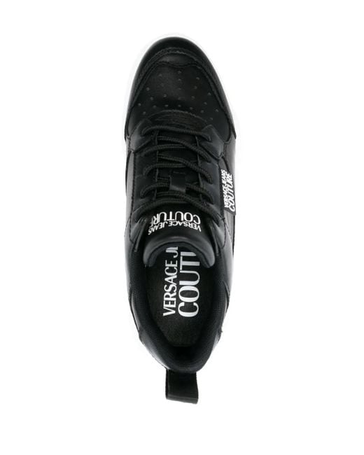Versace Jeans Couture Black Sneakers With Logo