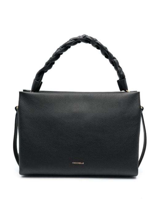 Coccinelle Boheme Pebbledleather Tote Bag in Black Lyst UK