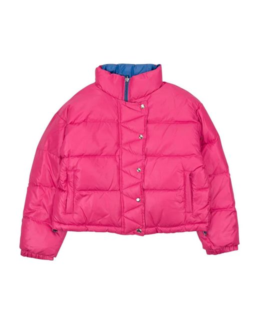 CALLIPYGIAN Pink Reversible Puffer Jacket