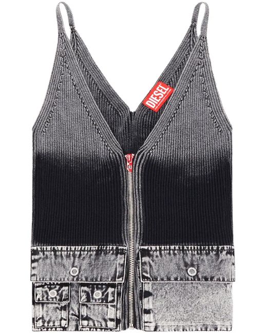 DIESEL M-melly トップ Gray