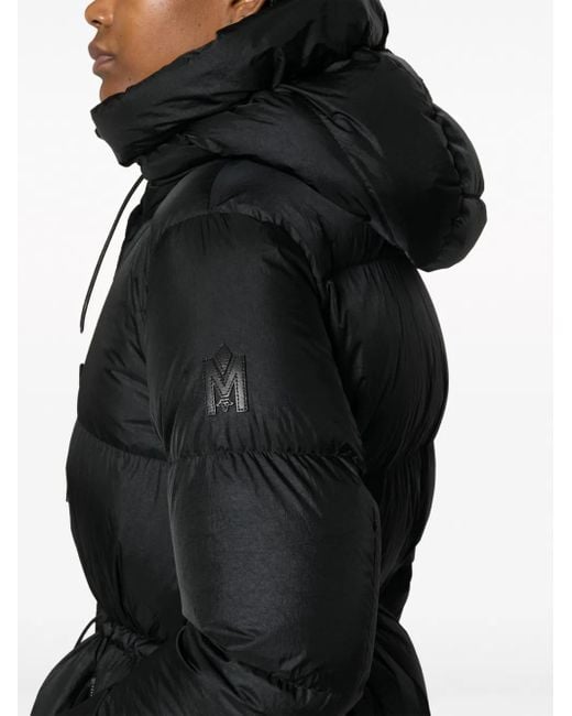 Mackage Black Padded Down Hooded Jacket