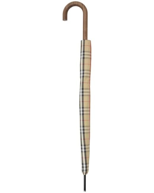Burberry Metallic Check Umbrella