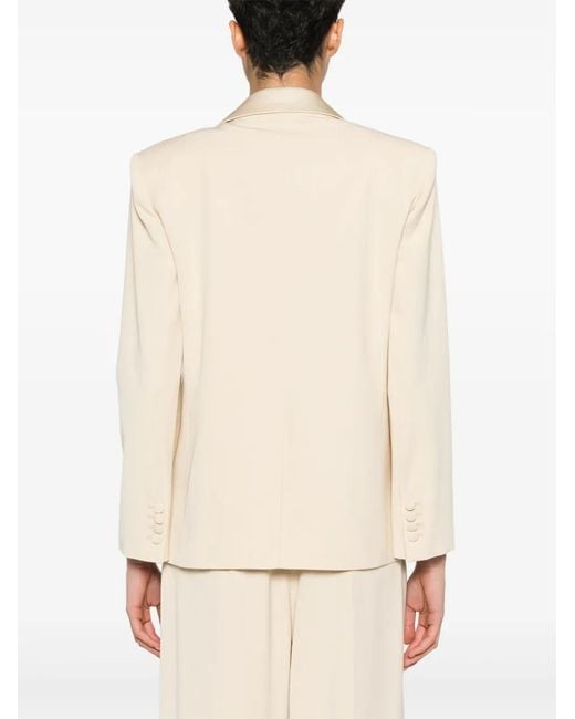 Ba&sh Natural Grace Double-Breasted Blazer